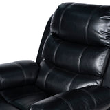 Chelsea 3R? Seater Finest Leatherette Recliner Feature Console LED Light Ultra Cushioned