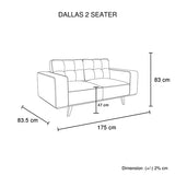 2-3 Seater Fabric Sofa Upholstery Pocket Spring Wooden Frame Grey Colour - 45-Degree Angle