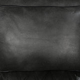 3-1-1 Seater Electric Air Leather Dark Grey Recliner Set - Close-Up Angle