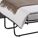 Ada Multifunctional 3 Seater Sofa Bed Fabric Upholstery Wooden Structure - Top-Down View