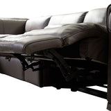 Corner Sofa Square Wedge Finest Genuine Leather Grey Electric Recliner Storage Drawer with 2x Cup Holders Lounge Set for Living Room - 45-Degree Angle