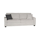 Milano 3 Seater Sofa Set Polyester Fabric Multilayer Two Pillows Attached Individual Pocket Spring - Side View