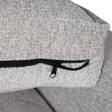 Milano Corner Sofa Chaise Polyester Fabric Multilayer Two Pillows Attached Individual Pocket Spring - Top-Down View
