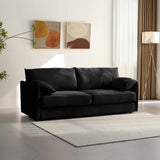 3 Seater Multifunctional Sofa Bed Fabric Upholstery New Foam Pocket Spring - Front View
