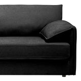 3 Seater Multifunctional Sofa Bed Fabric Upholstery New Foam Pocket Spring - Top-Down View