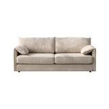 3 Seater Multifunctional Sofa Bed Fabric Upholstery New Foam Pocket Spring - Side View