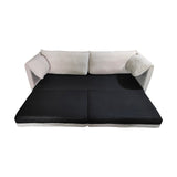 3 Seater Multifunctional Sofa Bed Fabric Upholstery New Foam Pocket Spring - Top-Down View