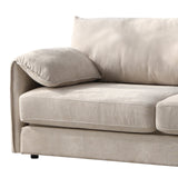 3 Seater Multifunctional Sofa Bed Fabric Upholstery New Foam Pocket Spring - 45-Degree Angle