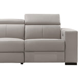 Washington Genuine Leather 6 Seater Corner Sofa With 2 Electric Recliners And Reversible Console - Side View