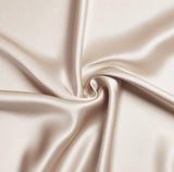 Luxury Pillowcase 2 Pack - 100% Pure Mulberry Silk on Both Sides - Champagne - Side View