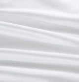 Luxury Pillowcase 2 Pack - 100% Pure Mulberry Silk on Both Sides - White - Side View