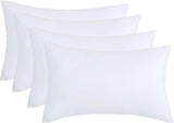 Luxury Plush Down Microfibre Medium Firm Pillows - 4 Pack - Side View