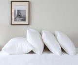 Luxury Plush Down Microfibre Medium Firm Pillows - 4 Pack - 45-Degree Angle