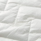 100% Ultra-Soft Cotton Quilted Anti-Microbial Mattress Cover Protector - Single Size - Low Angle