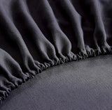 Bamboo Microfibre Sheet Set - Charcoal - Single - Extra Image