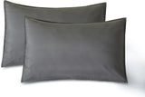 Vintage Washed Microfibre Sheet Set with 1 Pillowcase - Grey - Single - Extra Image