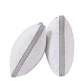 Luxurious Bamboo Cooling Twin Pack Plush Down-Like Pillows - 45-Degree Angle