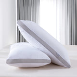 Luxurious Bamboo Cooling Twin Pack Plush Down-Like Pillows