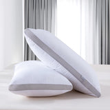 Bamboo Cooling Pillows Twin Pack - Luxury Plush Down-Like Microfibre Pillows for Bedding - Ultra Soft, Comfy & Breathable Standard Pillows - Extra Image