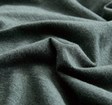 100% Jersey Cotton Soft Stretchy Breathable Fitted Sheet - Forest Green - Double Size - Side View
