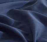 Bamboo Microfibre Quilt Cover Set - Navy - Double - Close-Up Angle