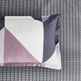 100% Cotton Reversible Quilt Cover Set - Dylan - Queen Size - Front View