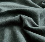 100% Jersey Cotton Quilt Cover Set - Green - Queen - Top-Down View