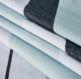 100% Cotton Reversible Quilt Cover Set - Nathan - Queen Size - Side View