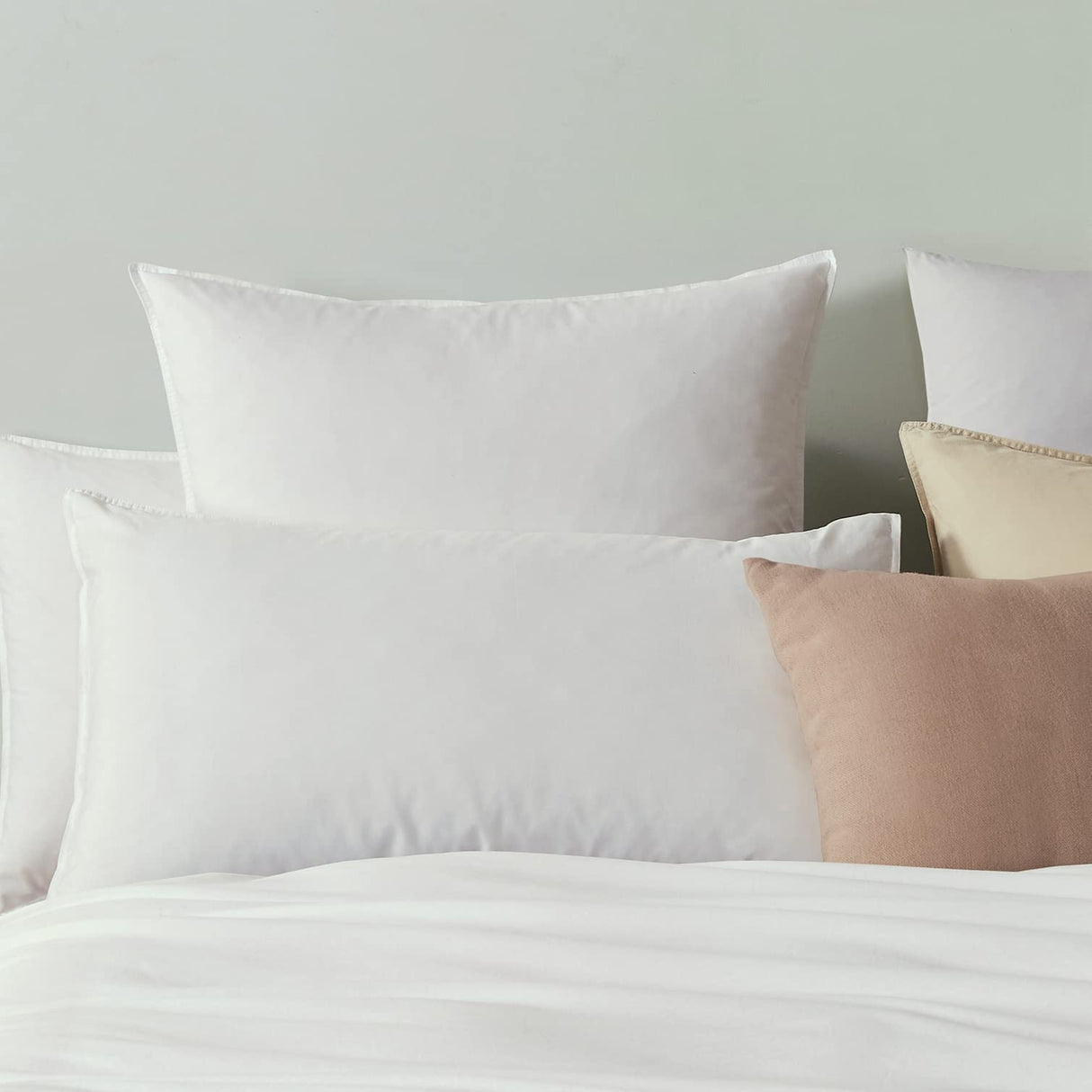 100% Cotton Vintage Washed Bed Quilt Cover Set - White - Queen Size