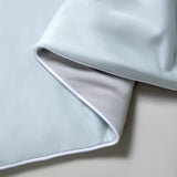 Ice Cooling Reversible Summer Comforter Blanket (Blue and Grey, Queen/King) - 45-Degree Angle