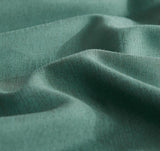 Bamboo Microfibre Sheet Set - Green - Queen - Low Angle