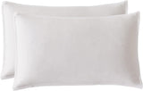 Bamboo Microfibre Sheet Set - White - Queen - Top-Down View