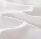 Bamboo Microfibre Sheet Set - White - Queen - Close-Up Angle