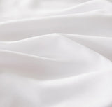 Bamboo Microfibre Sheet Set - White - Queen - Low Angle