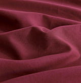 Vintage Washed Microfibre Sheet Set (Burgundy, Queen) - Low Angle