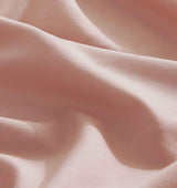 Vintage Washed Microfibre Sheet Set (Pink, Queen) - Close-Up Angle