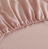 Vintage Washed Microfibre Sheet Set (Pink, Queen) - Extra Image