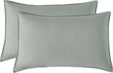 Vintage Washed Microfibre Sheet Set (Sage, Queen) - Extra Image