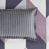 100% Cotton Reversible Quilt Cover Set - Dylan - King Size - 45-Degree Angle