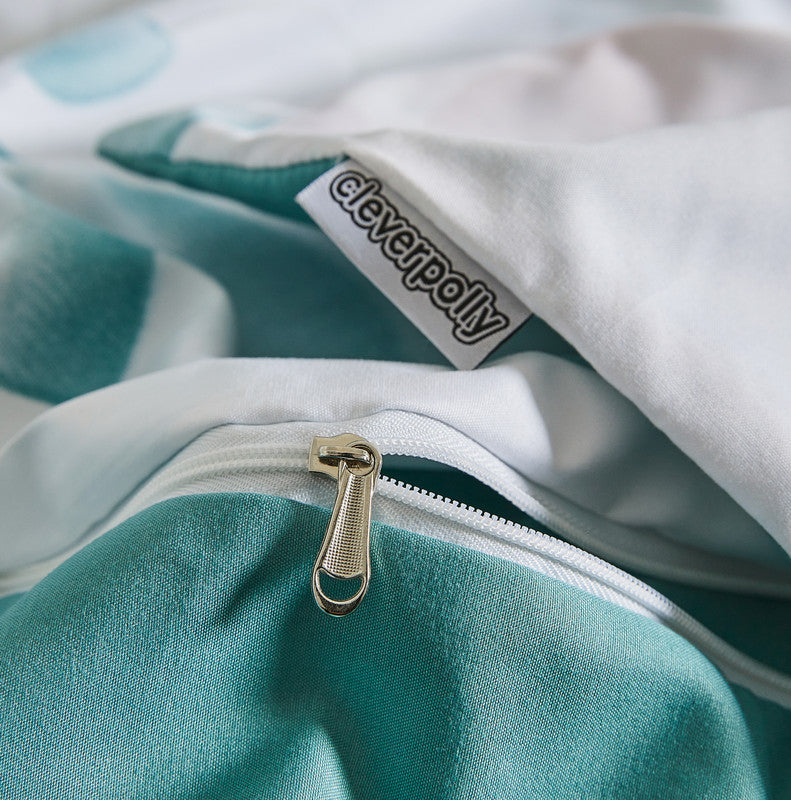 Microfiber Reversible Quilt Cover Set - Olinda - King Size