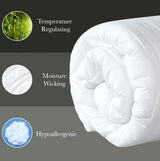 100% Premium Bamboo Microfiber Quilt - King Size - Low Angle
