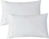 Vintage Washed 100% Cotton Sheet Set with 2 Pillowcases - White - King Size - Top-Down View