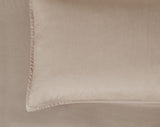 Bamboo Microfibre European Pillowcase x2 (one pair) - Linen - Side View