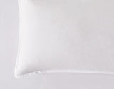 Bamboo Microfibre European Pillowcase x2 (one pair) - White - Front View