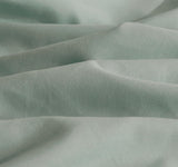 Vintage Washed Microfibre King Pillowcases - Ultra Soft & Skin-Friendly - Set of 2 - 50cm x 90cm (Sage) - Side View