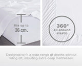 Vintage Washed Microfibre Sheet Set with 1 Pillowcase - White - King Single - 45-Degree Angle