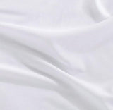 Vintage Washed Microfibre Sheet Set with 1 Pillowcase - White - King Single - Low Angle