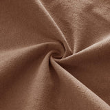 Linen Cushion Covers - 30% Linen 70% Cotton Blend, Soft & Breathable with Hidden Zipper Design - Cocoa Brown, 45cm x 45cm (Twin Pack) - Rear View