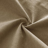 Linen Cushion Covers - 30% Linen 70% Cotton Blend, Soft & Breathable with Hidden Zipper Design - Tan, 45cm x 45cm (Twin Pack) - Rear View