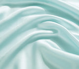 Luxury Pillowcase - 100% Pure Mulberry Silk on Both Sides - Sage Green - Top-Down View